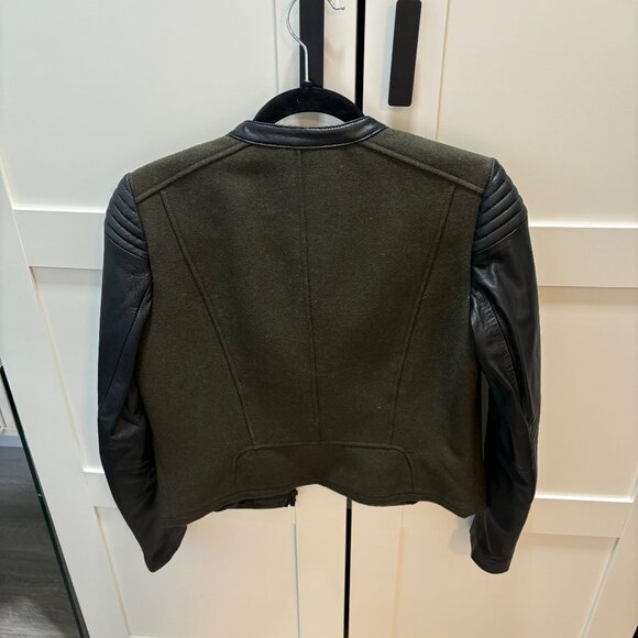 Like New Women's Danier Leather Mixed Jacket - Size XS - Picture 2 of 2